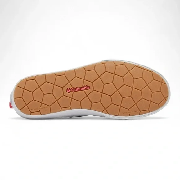 Columbia Bonehead PFG Boat Shoe in Tradewinds Grey/Sunset Red NIB - Picture 5 of 7